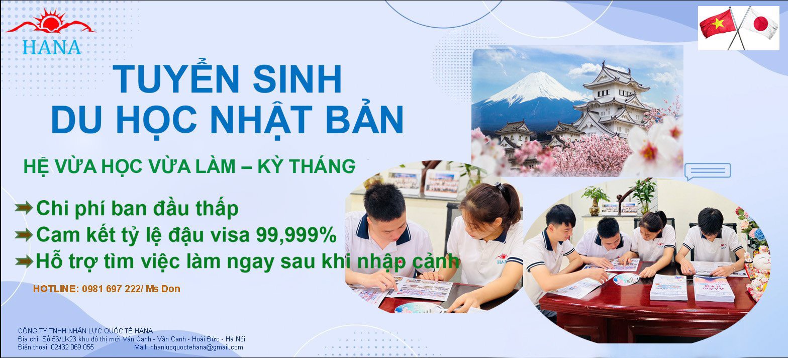 Du học Hana tuyển sinh kỳ tháng 4.2025